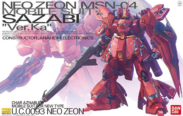 Gunpla MG 1/100 MSN-04 Sazabi Ver.Ka