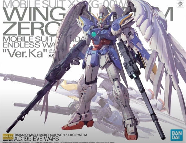 Gundam Gunpla MG 1/100 Ver Ka Wing Gundam Zero Ew