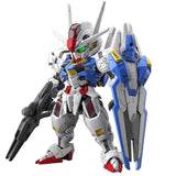 Gunpla Gundam Aerial MGSD 1 100 avec bouclier et fusil en version SD détaillée