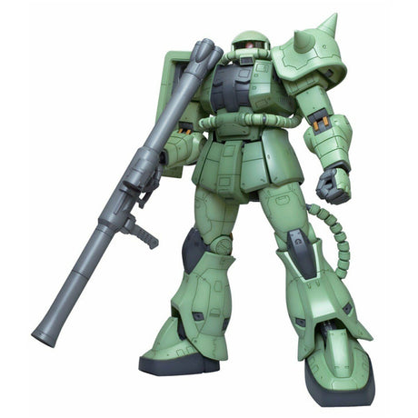 Gunpla Mega Size Model 1/48 MS-06 Zaku II vert avec bazooka, grande figurine articulée Bandai.