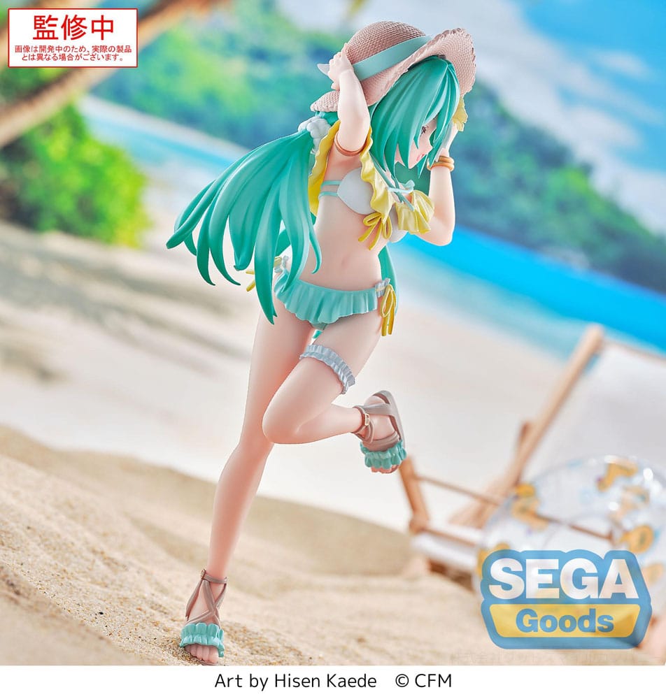 Figurine Hatsune Miku Luminasta Conceptual Series Vol.1 – SEGA Goods – Miku en tenue de plage