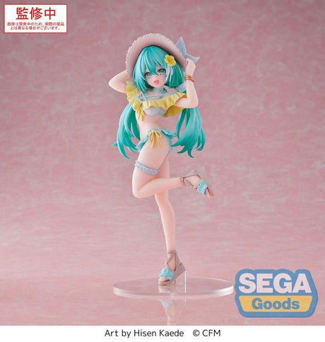 Figurine Hatsune Miku Luminasta Conceptual Series Vol.1 – SEGA Goods – Miku en tenue de plage