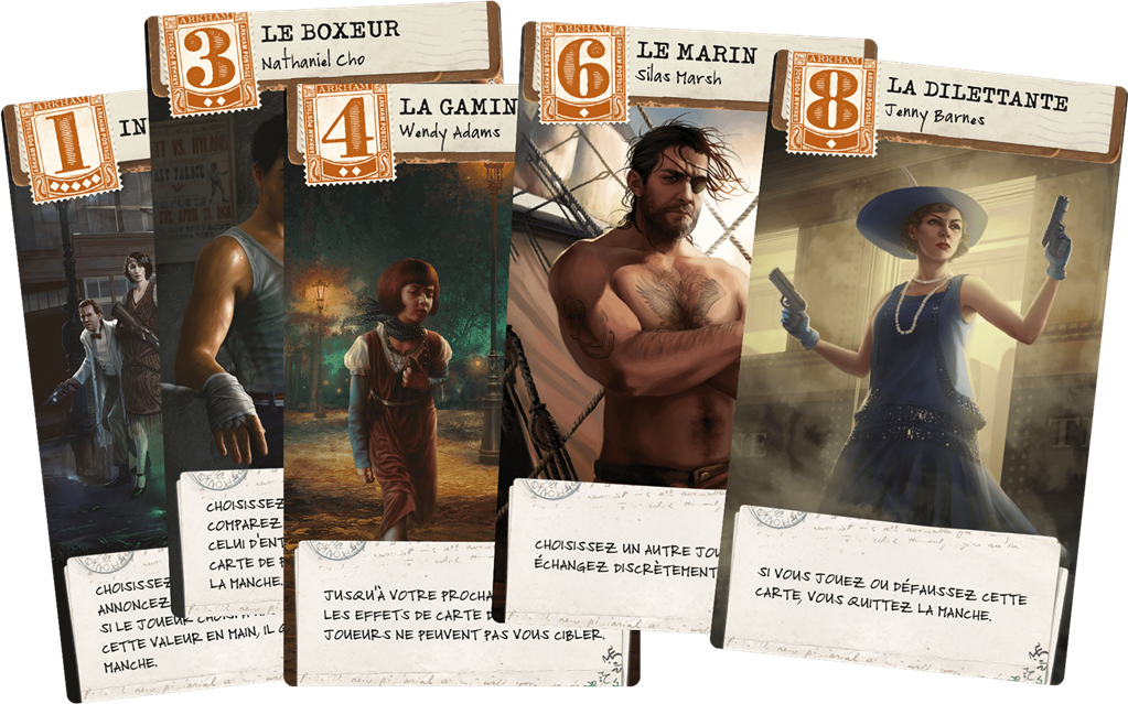 Boîte du jeu de cartes Horreur à Arkham Lovecraft Letter de Z-Man Games, avec coffret illustré façon livre ancien, ornements dorés, symbole occulte vert et titre Lovecraft Letter en lettres dorées.
