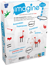 Imagine jeu d’ambiance avec cartes transparentes boîte blanche
