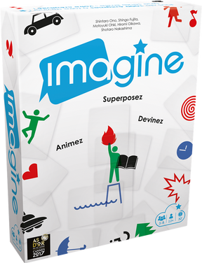 Imagine jeu d’ambiance avec cartes transparentes boîte blanche