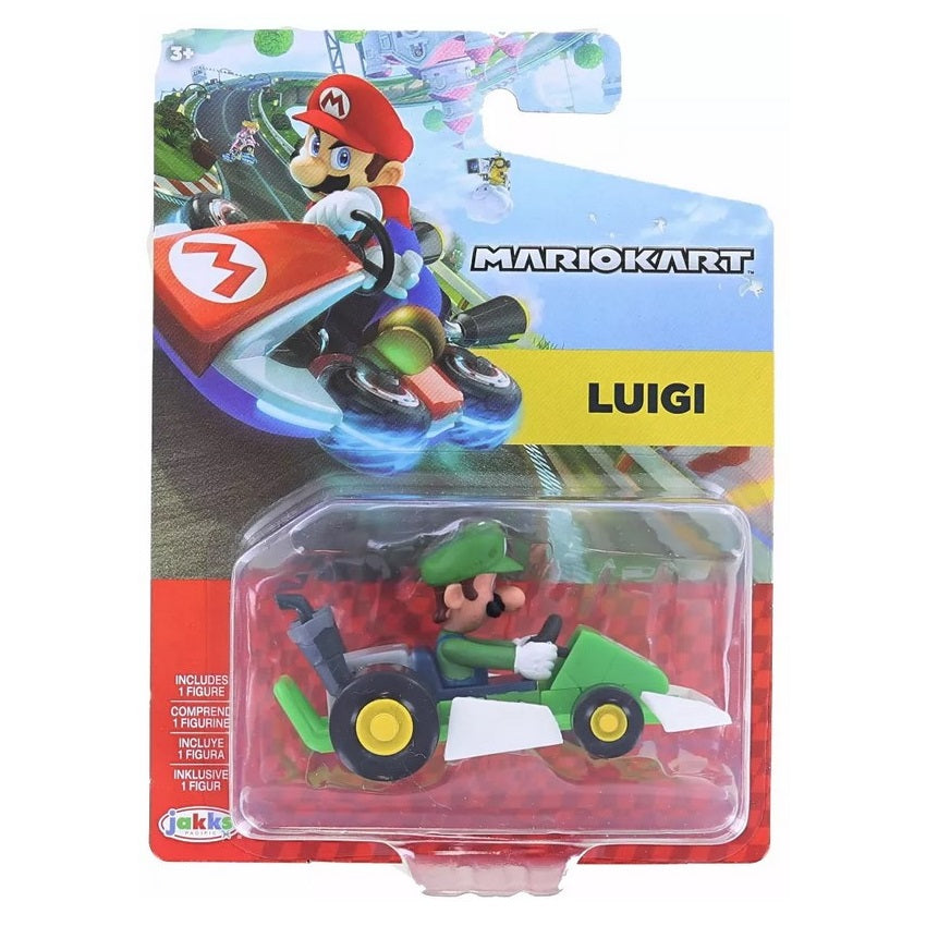 Super Mario Kart Racers Wave 5 - Jakks Pacific - Luigi