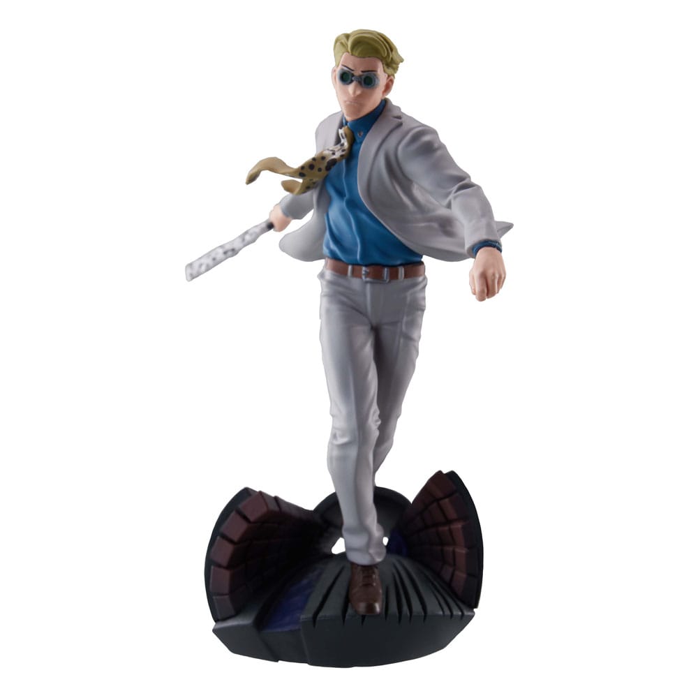Boîtes aléatoires Jujutsu Kaisen Petitrama Series Vol.2 avec figurines de collection surprises représentant plusieurs personnages sur socles décoratifs.