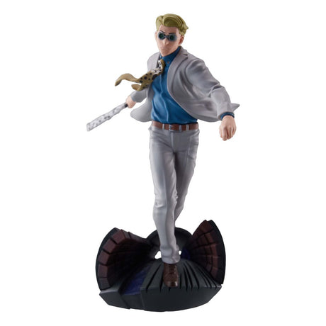 Boîtes aléatoires Jujutsu Kaisen Petitrama Series Vol.2 avec figurines de collection surprises représentant plusieurs personnages sur socles décoratifs.