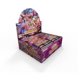 Boîte de 24 boosters de l’extension La Vengeance Fantôme du Yu‑Gi‑Oh! TCG, présentée ouverte avec les boosters visibles.
