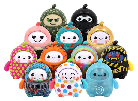 Boîte Lama Tama Series 1 avec figurines électroniques à collectionner en blind box, design mystique et plusieurs modèles surprises.