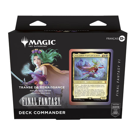 Magic The Gathering – Deck Commander Final Fantasy VI Transe de Renaissance avec Terra, Symbole d’Espoir pour le Monde
