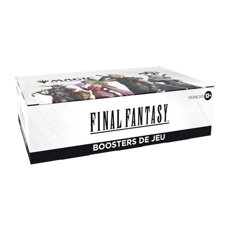 Display 30 boosters Magic The Gathering Final Fantasy – version française – Cloud, Terra, Cecil en illustration
