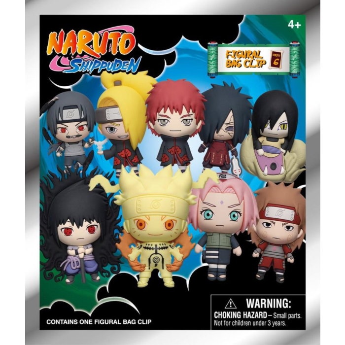 Porte-clés Naruto Shippuden Série 6 modèle aléatoire figurine 3D