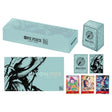 Coffret One Piece Card Game 1st Anniversary Set avec playmat Luffy, deck box, storage box, sleeves et cartes promo exclusives
