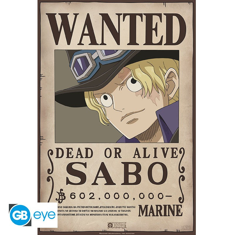 ONE PIECE - Poster Chibi 52x35 - Wanted Sabo