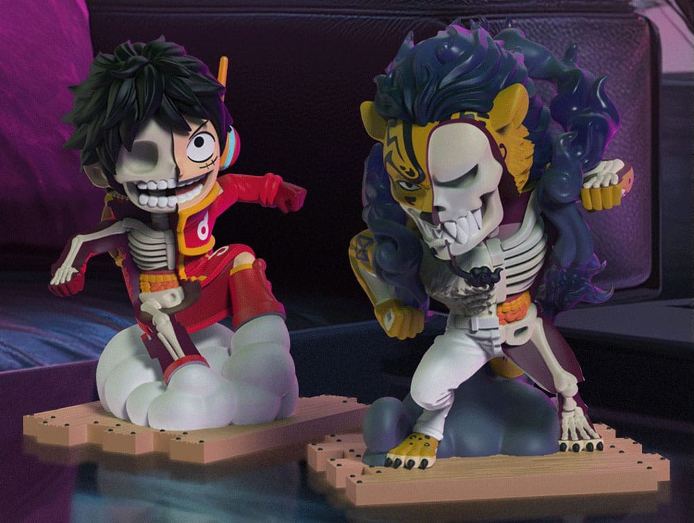 Figurines One Piece XXRAY 4" Egghead Arc Series Part 1 en blind box avec modèles aléatoires.