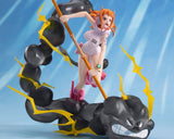 Figurine Nami One Piece Figuarts ZERO Extra Battle Lightning Blast avec effets de foudre et pose dynamique