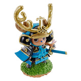 Set One Piece Petitrama Logbox Re-Birth Wanokuni Vol.2 avec quatre mini-dioramas représentant plusieurs personnages de l’arc Wano.