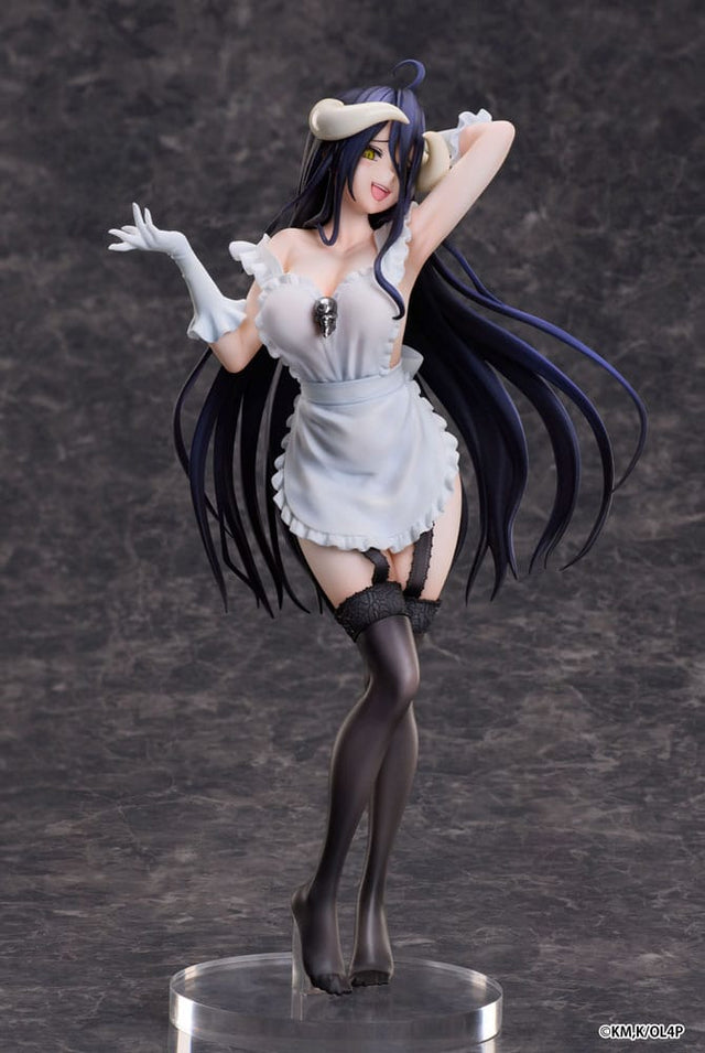 Statuette Overlord Albedo 26 cm PVC échelle 1/7 – figurine officielle avec socle transparent