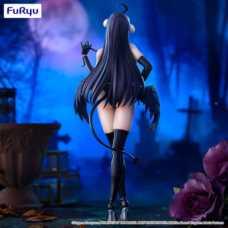 Statuette Albedo Overlord BiCute Dark 26 cm en PVC, tenue noire et ailes sombres