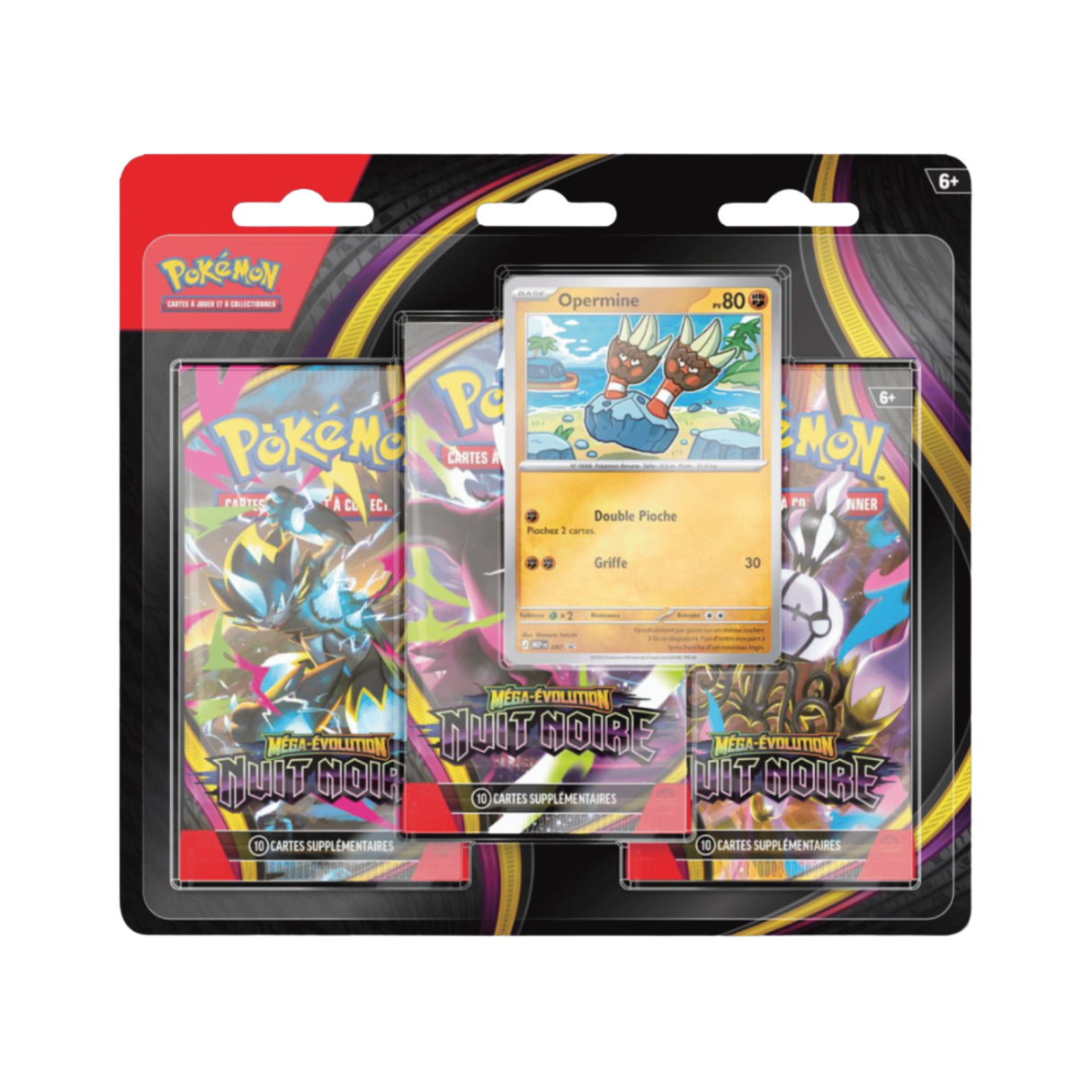 Pokémon Tripack ME05 Nuit Noire
