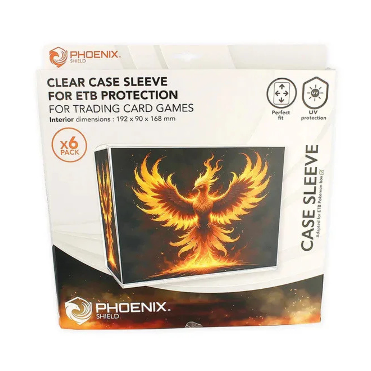 Phoenix Shield - Boite de 6 protection PVC pour ETB Pokemon