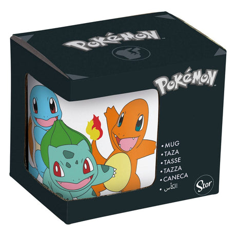 Mug Pokémon 325 ml avec Bulbizarre, Salamèche et Carapuce