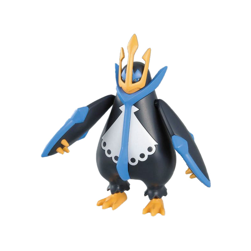 Boîte du kit Pokémon Poképla No.06 Tiplouf Evolution Set Bandai avec Tiplouf, Prinplouf, Pingoléon et Pikachu illustrés.