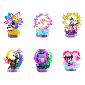 Boîte mystère Pokémon Re-Ment Neon Party figurine aléatoire parmi 6 modèles néon mini diorama