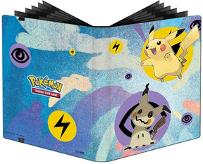Portfolio Pokémon Ultra Pro Pikachu & Mimiqui – classeur 9 cases par page pour 360 cartes