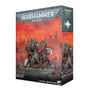 Warhammer 40,000 Chaos Space Marines Profanateur contenant 1 figurine Citadel de machine-démon arachnéenne avec griffes, lames et armement lourd.