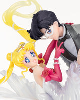 Figurine Sailor Moon Usagi et Tuxedo Mask Figuarts ZERO Chouette Moonlight Glow Edition 24 cm