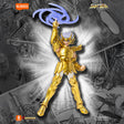 Figurine Saint Seiya Deathmask Cancer armure dorée avec effet énergie