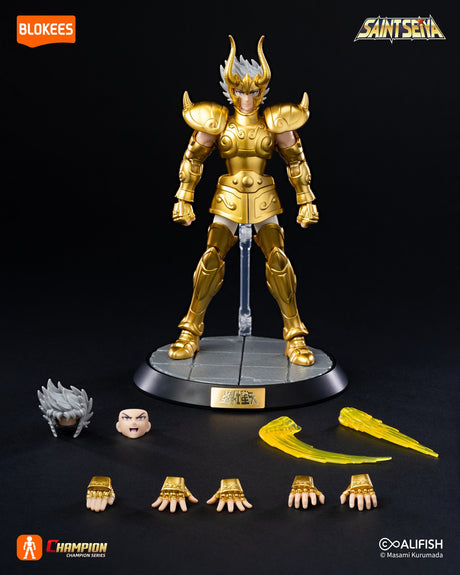 Figurine Saint Seiya Shura Capricorne armure dorée Blokees