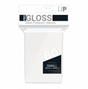 Protèges-cartes Ultra PRO Pro Gloss Small blancs en pack de 60 sleeves format 62×89 mm.