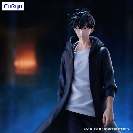 Statuette Sung Jin-Woo Solo Leveling Trio-Try iT 21 cm en PVC, aura sombre