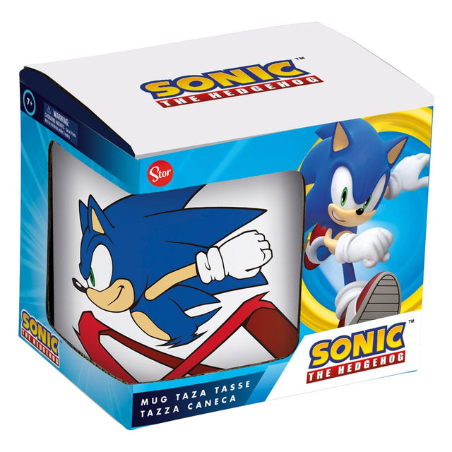 Mug Sonic the Hedgehog 325 ml avec visuel Sonic en pleine course