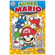 Couverture de Super Mario Manga Adventures Tome 20 de Yukio Sawada, avec Mario au premier plan entouré de plusieurs Yoshi colorés, sur un fond jaune étoilé, éditions Soleil Manga.