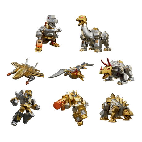Coffret Transformers Blokees Dinobots édition 2026 dorée