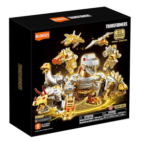 Coffret Transformers Blokees Dinobots édition 2026 dorée