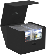 Ultimate Guard Minthive 30+ XenoSkin Noir — Boîte de rangement pour cartes gradées PSA/Beckett/CGC
