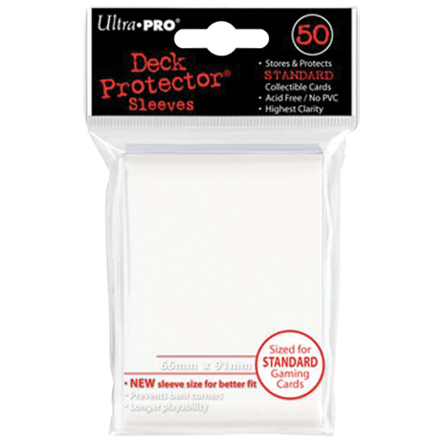 Protèges-cartes Ultra PRO Deck Protector Blanc standard 50 sleeves