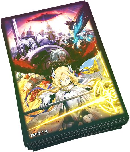 Protèges-cartes Yu-Gi-Oh! Le Déchu et la Vertueuse avec design officiel Albaz et Ecclesia – pack de 100 sleeves.