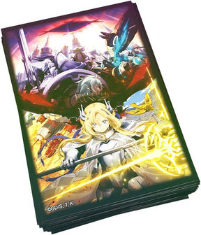 Protèges-cartes Yu-Gi-Oh! Le Déchu et la Vertueuse avec design officiel Albaz et Ecclesia – pack de 100 sleeves.