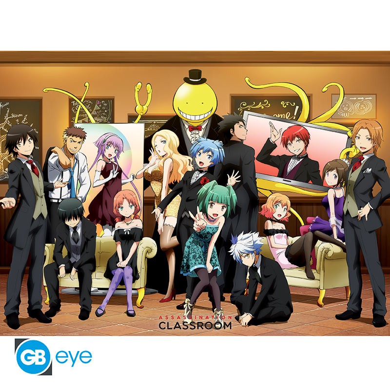 ASSASSINATION CLASSROOM - Poster Chibi 52x38 - Groupe Élégant