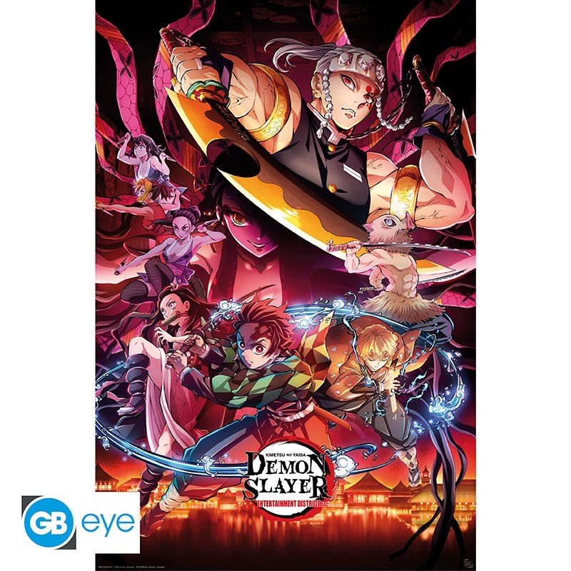 DEMON SLAYER - Poster Maxi 91,5x61 - Quartier des plaisirs