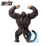 Figurine Dragon Ball Z Ichibansho Great Ape Son Goku The Chronicle of Goku par Bandai, représentant Goku en singe géant rugissant avec les bras levés.
