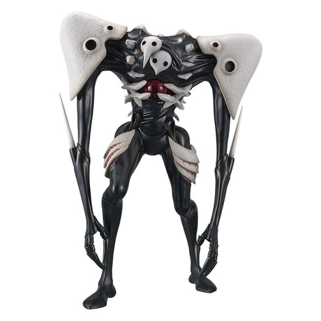 Figurine Evangelion Ichiban Kuji Last One Ange, créature noire et blanche avec longues griffes, épaules massives et détails osseux.