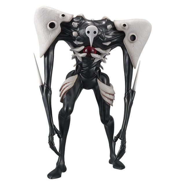 Figurine Evangelion Ichiban Kuji Lot B Ange, créature noire et blanche avec longues griffes, épaules massives et détails osseux.