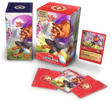Coffret Cadeau Disney Lorcana La Bête, avec illustration de La Bête au premier plan et Belle en arrière-plan sur un packaging rouge et doré.